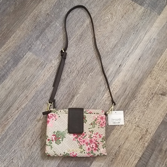 Liz Claborne Floral Crossbody Purse - Picture 3 of 11